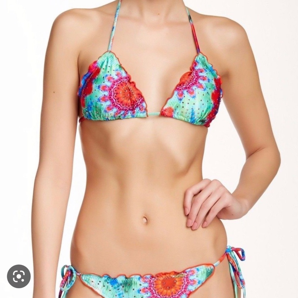 Luli Fama Tie Dye bikini